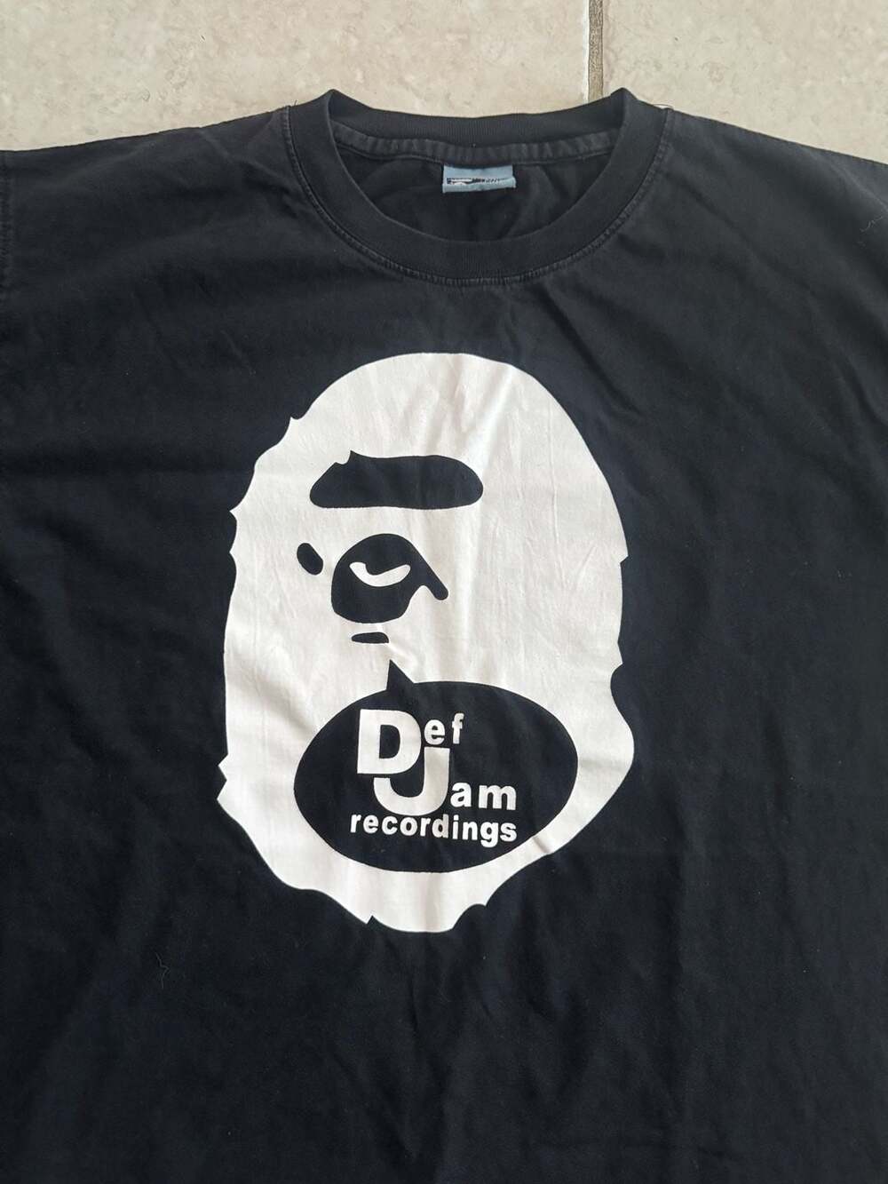 A Bathing Ape (BAPE) x Def Jam Recordings Logo T-Shirt - Picture 2 of 6